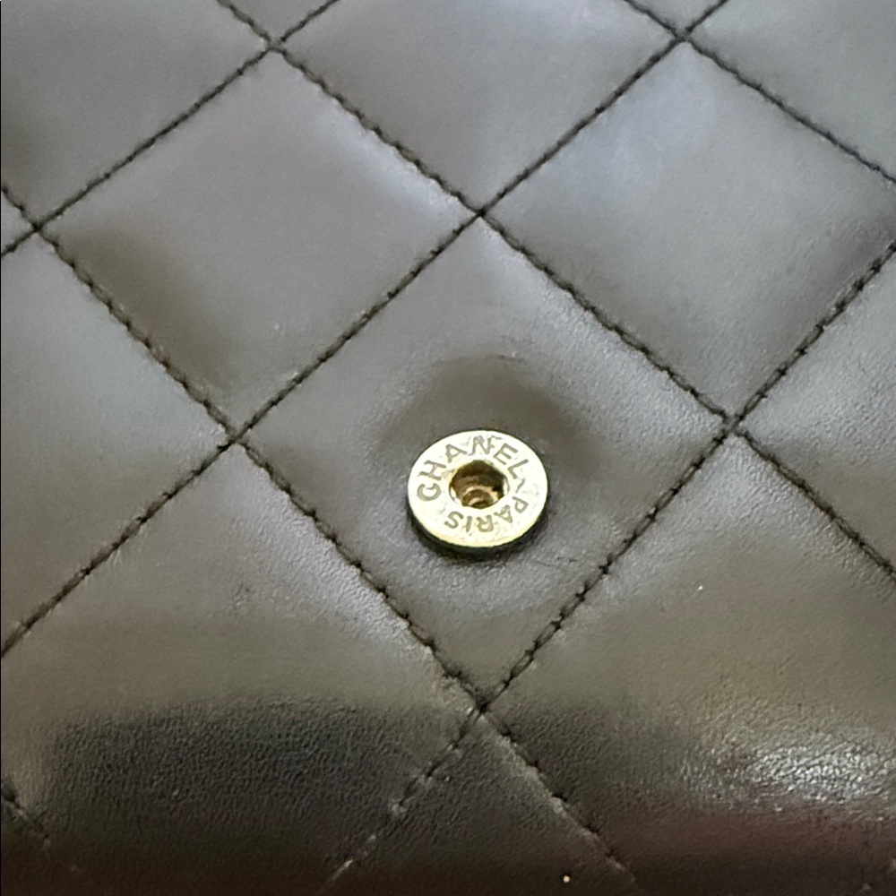 Chanel Cambon Black Lambskin Bifold Wallet - Picture 12 of 16